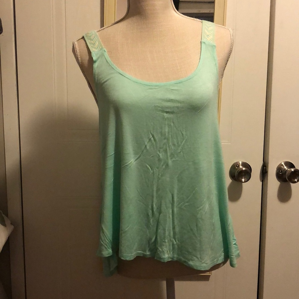 Teal tank top